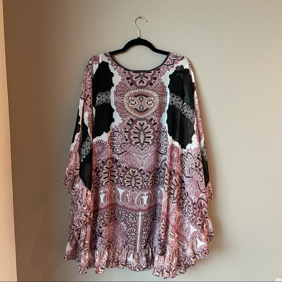 Free People Marla's Dream Boho Tunic Mini Dress M - Picture 10 of 12